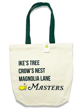 Masters Tournament | Canvas Tote Bag - Ike's Tree, Crow's Nest, Magnolia Lane